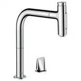 Змішувач для кухні Hansgrohe Metris Select 200 2jet sBox з витяжним душем, хром (73818000)