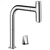 Смеситель для кухни Hansgrohe Metris Select 200 2jet (цвет - хром), с вытяжным душем (73819000)