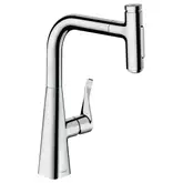 Змішувач для кухні Hansgrohe Metris Select 240 2jet з витяжним душем, хром (73822000)
