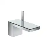 Змішувач для умивальника Axor MyEdition 70, матовий хром / дзеркальне скло (47012260)