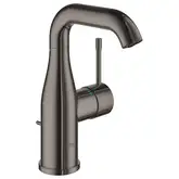 Смеситель для раковины Grohe Essence M-Size (цвет - тёмный графит), с донным клапаном (23462A01)
