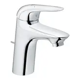 Смеситель однорычажный для раковины Grohe Eurostyle Solid DN 15 S-Size (цвет - хром) с донным клапаном (23707003)