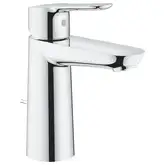 Смеситель для раковины Grohe Bau Edge (цвет - хром), с донным клапаном (23759000)