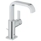 Змішувач для умивальника Grohe Allure L-Size з донним клапаном, хром (32146000)