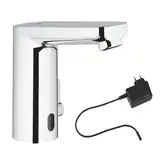 Grohe Змішувач для умивальника Eurosmart Cosmopolitan E з адаптером 100-230V, хром (36325001)