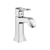 Смеситель для раковины, однорычажный Hansgrohe Metris Classic (цвет - хром), с донным клапаном (31075000)