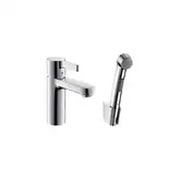 Смеситель для раковины с гигиеническим душем Hansgrohe Metris S (цвет - хром) (31160000)