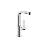 Смеситель для раковины, однорычажный Hansgrohe Metris S (цвет - хром), с донным клапаном Push-Open (31161000)