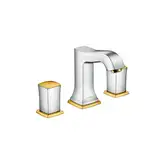 Смеситель для раковины на 3 отверстия Hansgrohe Metropol Classic (цвет - хром/золото), с донным клапаном (31304090)