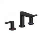 Змішувач для умивальника Hansgrohe Talis E на 3 отвори, чорний матовий (71733670)