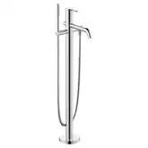 Смеситель для ванны напольный Duravit C.1 (цвет - хром), с душевым гарнитуром (C15250000010)