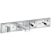 Термостат для ванни Hansgrohe RainSelect прихованого монтажу на 2 клавіші, хром (15359000)
