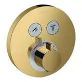 Hansgrohe ShowerSelect Термостат скрытый, Polished Gold Optic (15743990)