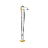 Змішувач для ванни для підлоги Hansgrohe Metropol Classic, Chrome/Gold Optic (31445090)