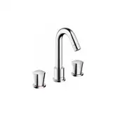 Смеситель на борт ванны, двухвентельный Hansgrohe Logis (цвет - хром) (71300000)