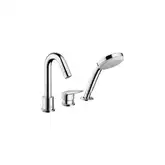 Змішувач для ванни Hansgrohe Logis на 3 отвори, хром (71313000)