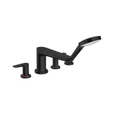 Змішувач для ванни Hansgrohe Talis E на 4 отвори, чорний матовий (71748670)
