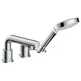 Змішувач для ванни Hansgrohe Talis S врізний на 3 отвори, хром (72417000)