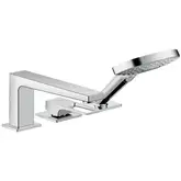 Змішувач на край ванни Hansgrohe Metropol ручка Loop Secuflex, хром (74550000)