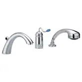 Смеситель на борт ванны Nicolazzi Antelao ручка BLU (3414CR20)