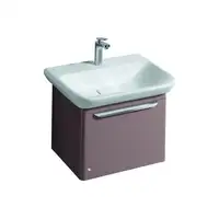 Тумба под раковину Geberit myDay 540х410х405 мм, глянцевая какао с молоком (824066000)
