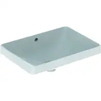Geberit VariForm Раковина вбудов. 55x40, без отвору, біла (500.737.01.2)