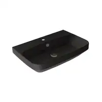 Раковина подвесная Simas Baden Baden 80 х 45 см, чёрный матовый (BB12)