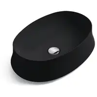 Раковина накладная на столешницу Simas Sharp 60 х 42 см, чёрный матовый (SH04NM)