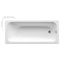 Ravak Chrome Ванна акрилова 150х70 см, біла (C721000000)