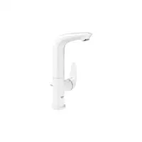 Смеситель однорычажный для раковины Grohe Eurostyle Solid 1/2" L-Size (цвет - белый) с донным клапаном (23718LS3)