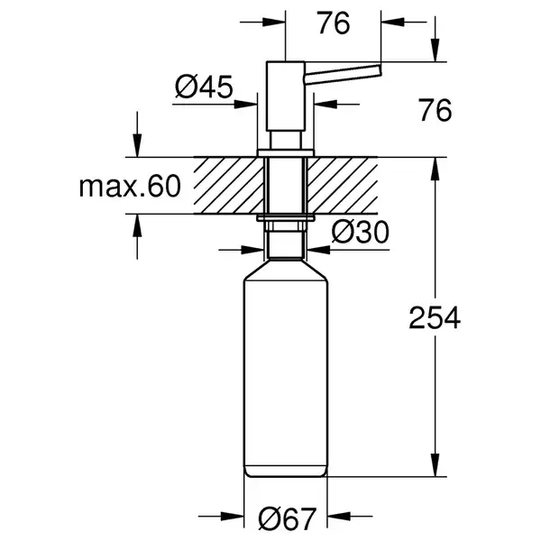 Дозатор для миючого засобу Grohe (40535DC0)