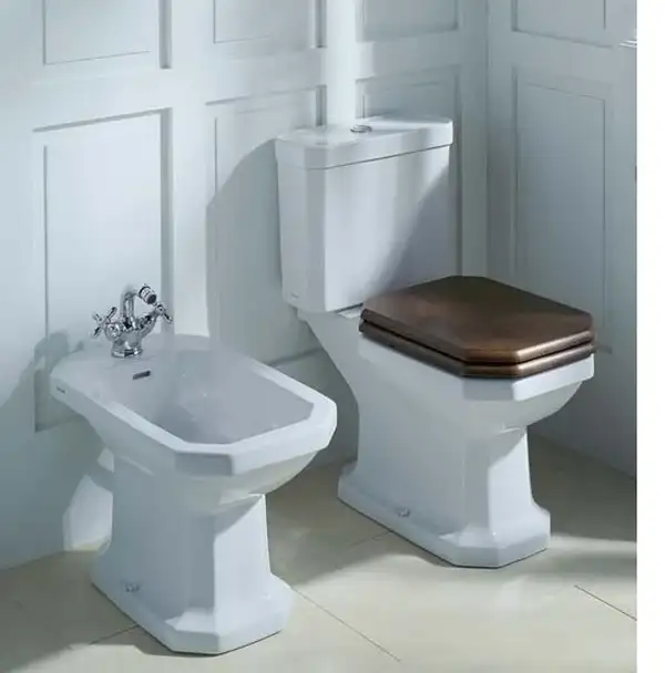 Биде напольное Duravit 1930 60х35,5 см цвет белый (0267100000) фото 3 Aquada.com.ua