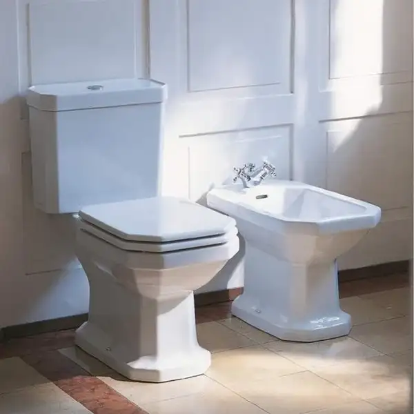 Биде напольное Duravit 1930 60х35,5 см цвет белый (0267100000) фото 4 Aquada.com.ua