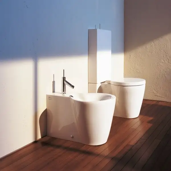 Биде напольное Duravit Starck1 64х41 см, цвет белый (0274100000) фото 3 Aquada.com.ua