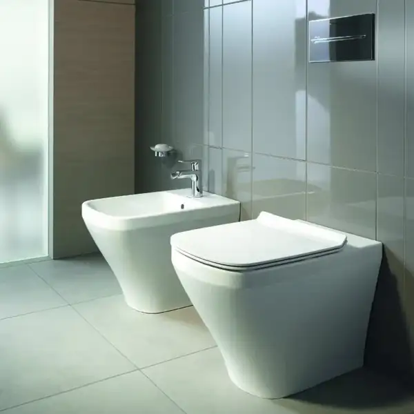 Биде напольное Duravit DuraStyle 57х37 см, цвет белый (2284100000) фото 3 Aquada.com.ua