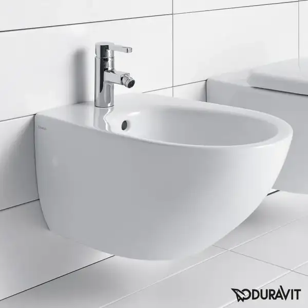 Подвесное биде Duravit Architec, с 1 отверстием для смесителя (2531150000) фото 3 Aquada.com.ua