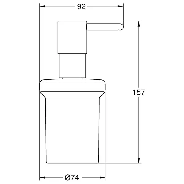 Дозатор рідкого мила Grohe Essentials New (40394001)
