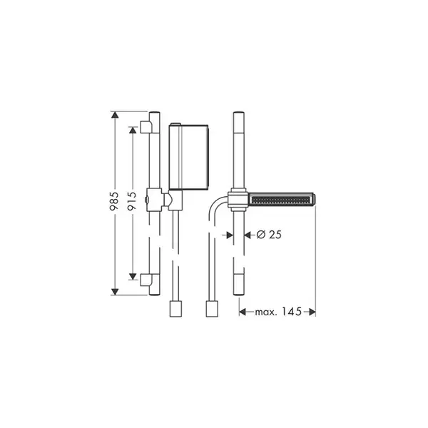 Душевой гарнитур Axor ShowerSolutions set 2jet (45722000) фото 3 Aquada.com.ua Душевой гарнитур Axor ShowerSolutions set 2jet (45722000) фото 3 Aquada.com.ua