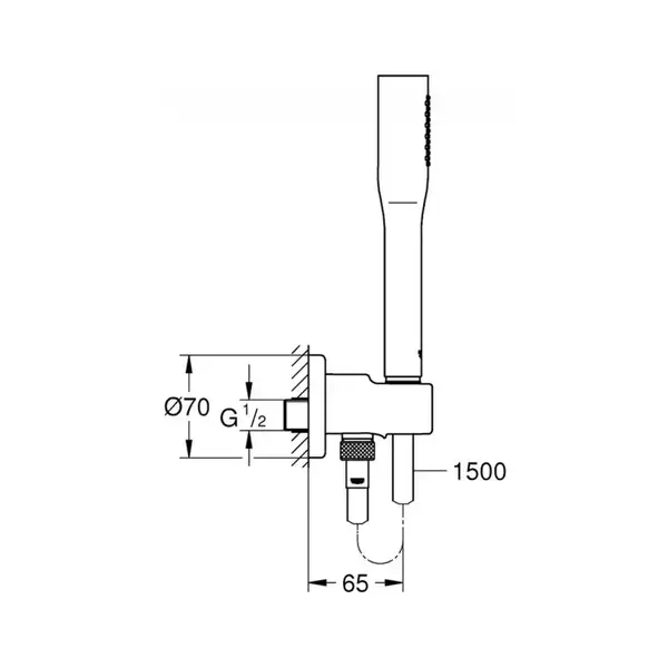 Grohe Euphoria Cosmopolitan Душовий набір, хром (26404000) Grohe Euphoria Cosmopolitan Душовий набір, хром (26404000)