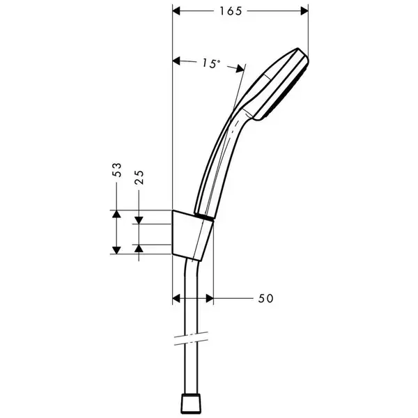Hansgrohe Душевой набор Croma 100 (27575000) Hansgrohe Душевой набор Croma 100 (27575000)