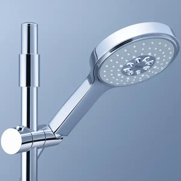 Душевой гарнитур Grohe Power&Soul Cosmopolitan 130 (ручной душ, штанга 900 мм, шланг 1750 мм) с ограничением расхода воды, хром (27734000) фото 2 Aquada.com.ua Душевой гарнитур Grohe Power&Soul Cosmopolitan 130 (ручной душ, штанга 900 мм, шланг 1750 мм) с ограничением расхода воды, хром (27734000) фото 2 Aquada.com.ua