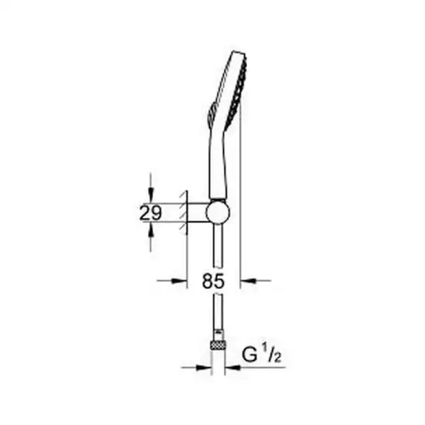GROHE Душовий набір 4 режими струменю Power&Soul Cosmopolitan 130 (27741000) фото 2 Aquada.com.ua GROHE Душовий набір 4 режими струменю Power&Soul Cosmopolitan 130 (27741000) фото 2 Aquada.com.ua