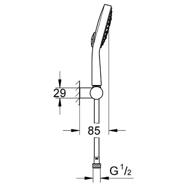 GROHE Душовий набір 4 режими струменю Power&Soul Cosmopolitan 130 (27741000) фото 9 Aquada.com.ua GROHE Душовий набір 4 режими струменю Power&Soul Cosmopolitan 130 (27741000) фото 9 Aquada.com.ua