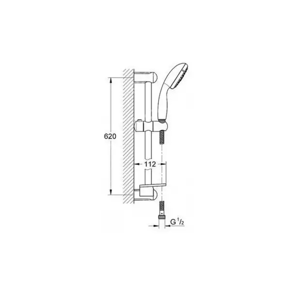 Душевой набор Grohe New Tempesta 100 (27927000) фото 3 Aquada.com.ua Душевой набор Grohe New Tempesta 100 (27927000) фото 3 Aquada.com.ua