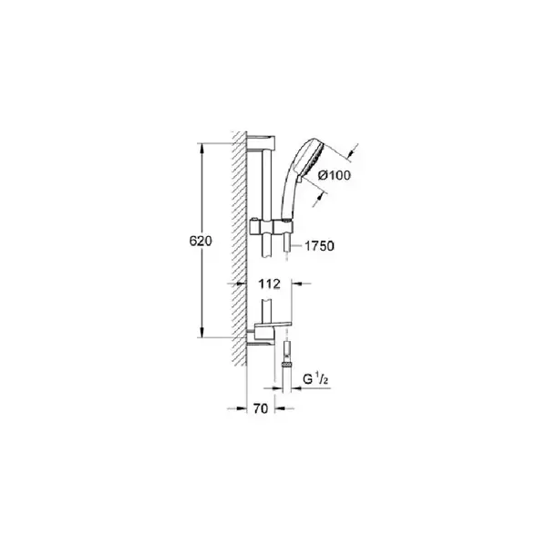 Душевой гарнитур Grohe New Tempesta Cosmopolitan 100 (27929001) фото 4 Aquada.com.ua Душевой гарнитур Grohe New Tempesta Cosmopolitan 100 (27929001) фото 4 Aquada.com.ua