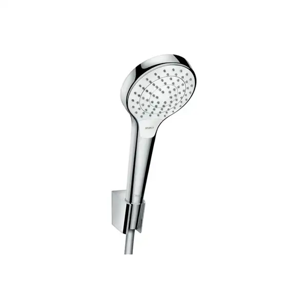 Ручной душ с держателем и шлангом 1,25 м Hansgrohe Croma Select S (цвет - хром/белый) (26421400) фото 1 Aquada.com.ua Ручной душ с держателем и шлангом 1,25 м Hansgrohe Croma Select S (цвет - хром/белый) (26421400) фото 1 Aquada.com.ua