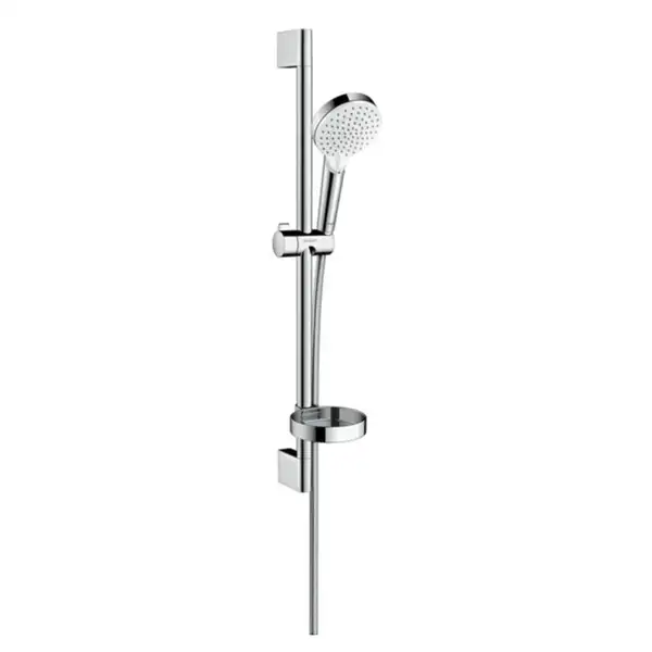 Hansgrohe Душевой набор 0,65 м, с мыльницей Casetta, белый/хром Crometta Vario (26553400) фото 3 Aquada.com.ua Hansgrohe Душевой набор 0,65 м, с мыльницей Casetta, белый/хром Crometta Vario (26553400) фото 3 Aquada.com.ua