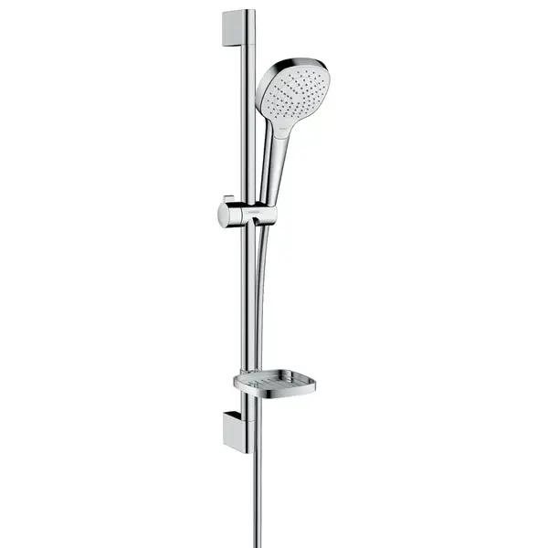HANSGROHE Душевой набор 0,65м, с мыльницей Casetta, Croa Select E Vario белый/хром (26586400) фото 1 Aquada.com.ua HANSGROHE Душевой набор 0,65м, с мыльницей Casetta, Croa Select E Vario белый/хром (26586400) фото 1 Aquada.com.ua