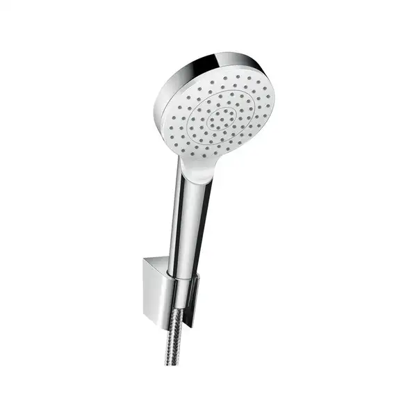 Hansgrohe Crometta 100 1Jet Душевой набор, белый/хром (26690400) Hansgrohe Crometta 100 1Jet Душевой набор, белый/хром (26690400)