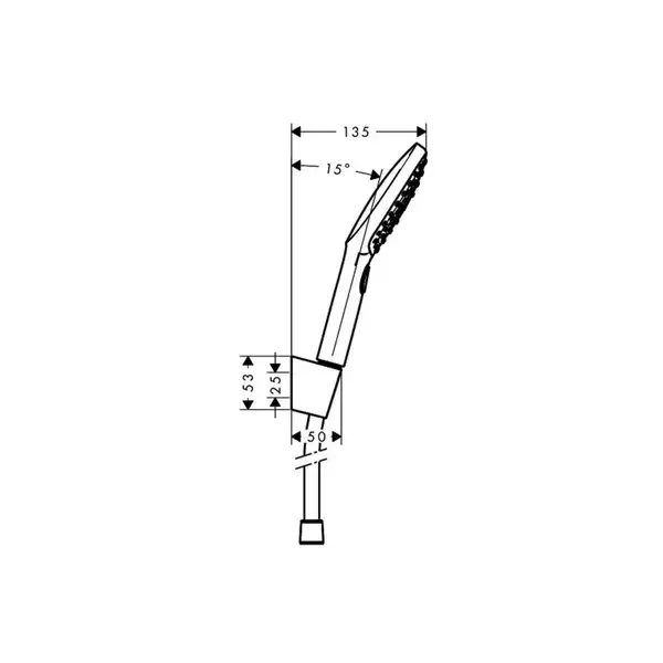 HANSGROHE Душевой набор со шлангом 1,60м, хром Raindance Select E 120 /Porter S (26720000) фото 2 Aquada.com.ua HANSGROHE Душевой набор со шлангом 1,60м, хром Raindance Select E 120 /Porter S (26720000) фото 2 Aquada.com.ua